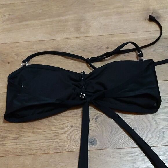 Bongo rhinestones swim top halter style L - Picture 4 of 7